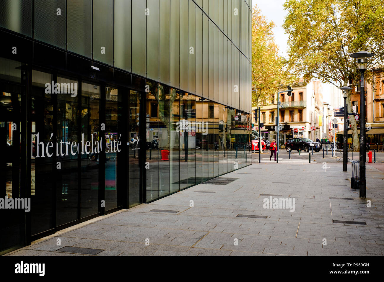 The exterior of the ThéâtredelaCité in Toulouse, France Stock Photo