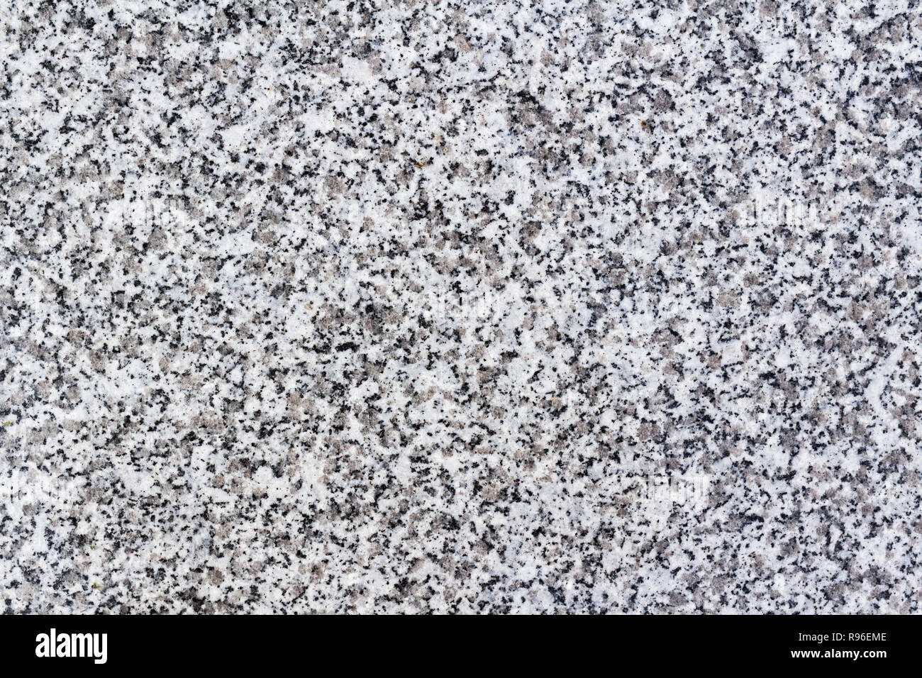 Granite texture. Black, white. Stock Photo