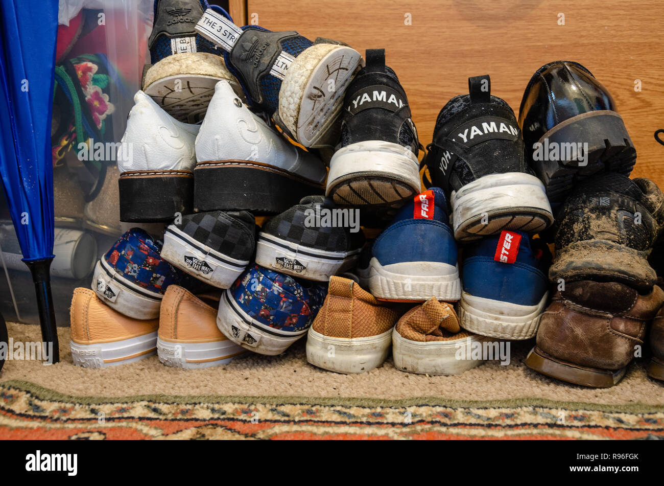 Hallway shoes hires stock photography and images Alamy