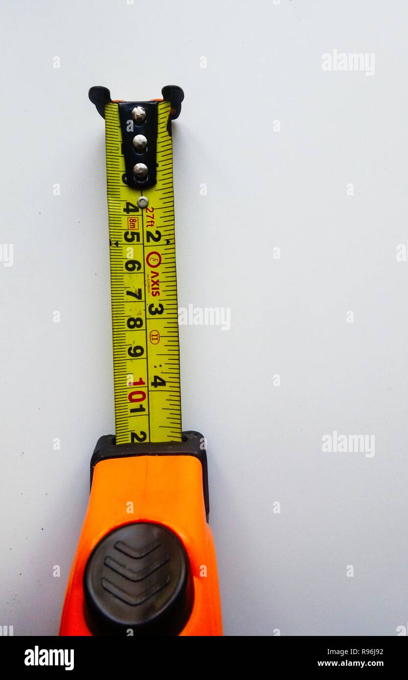 Part of an open centimeter tape-measure Stock Photo - Alamy