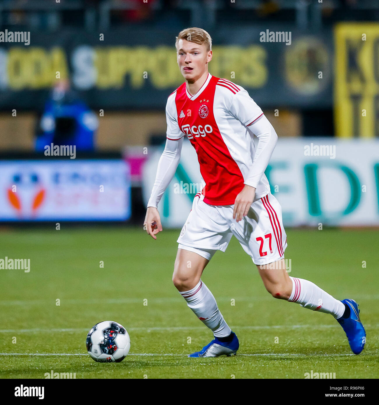 KERKRADE, Roda JC - Ajax, football, KNVB Beker, National Cup game, season  2018-2019, 19-12-2018, Parkstad Limburg Stadium, Ajax player Perr Schuurs  Stock Photo - Alamy