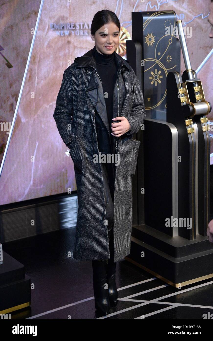 New York, NY, USA. 20th Dec, 2018. Hailee Steinfeld at a public