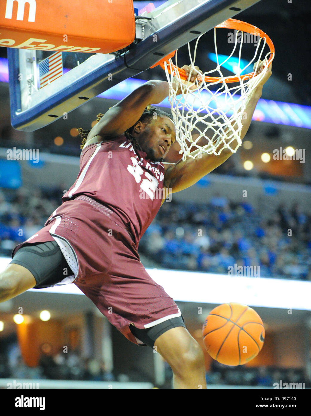 Memphis, TN, USA. 19th Dec, 2018. Little Rock guard, Kris Bankston (32