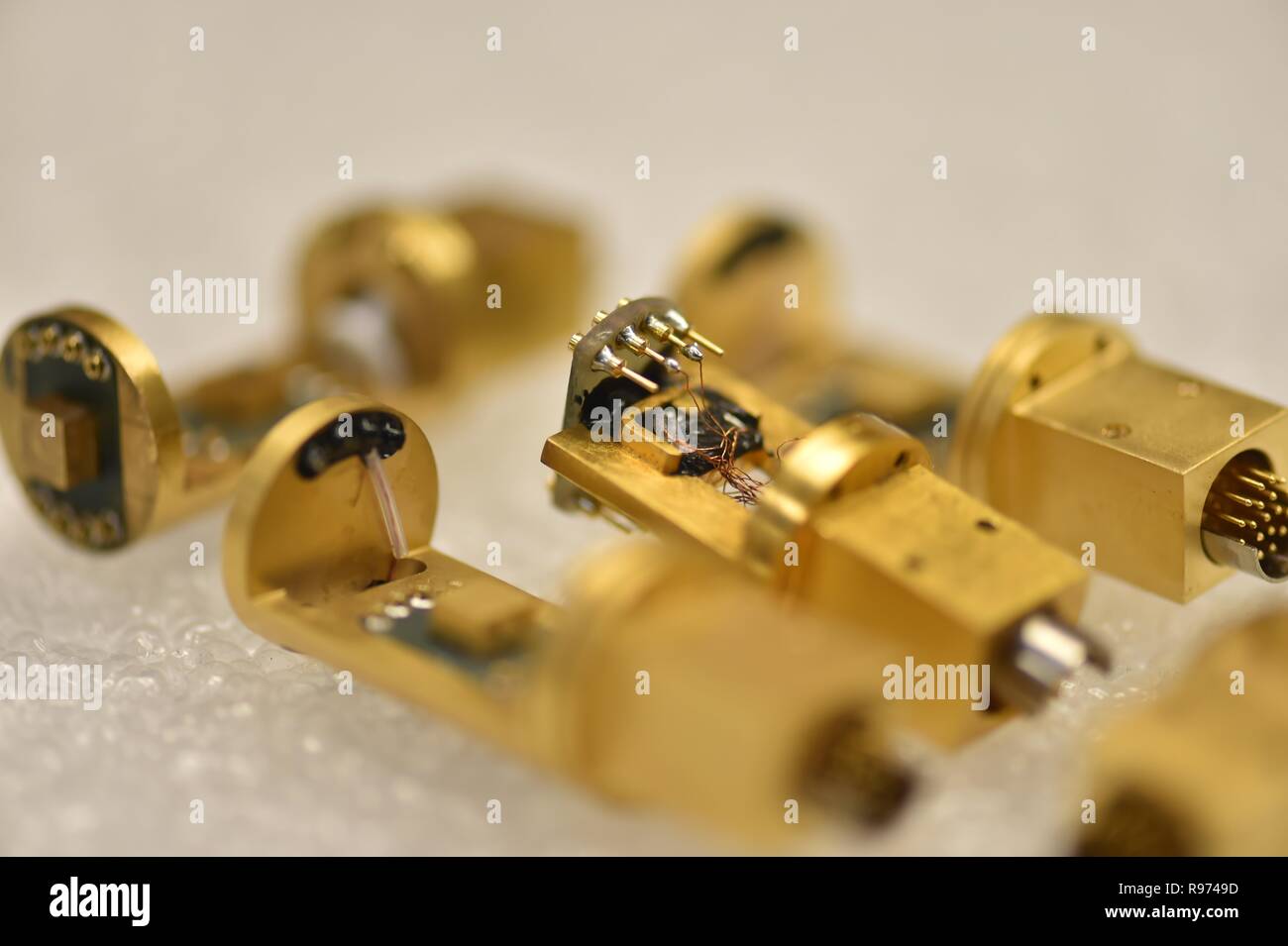 Technical equipment for use in the field science Stock Photo Alamy