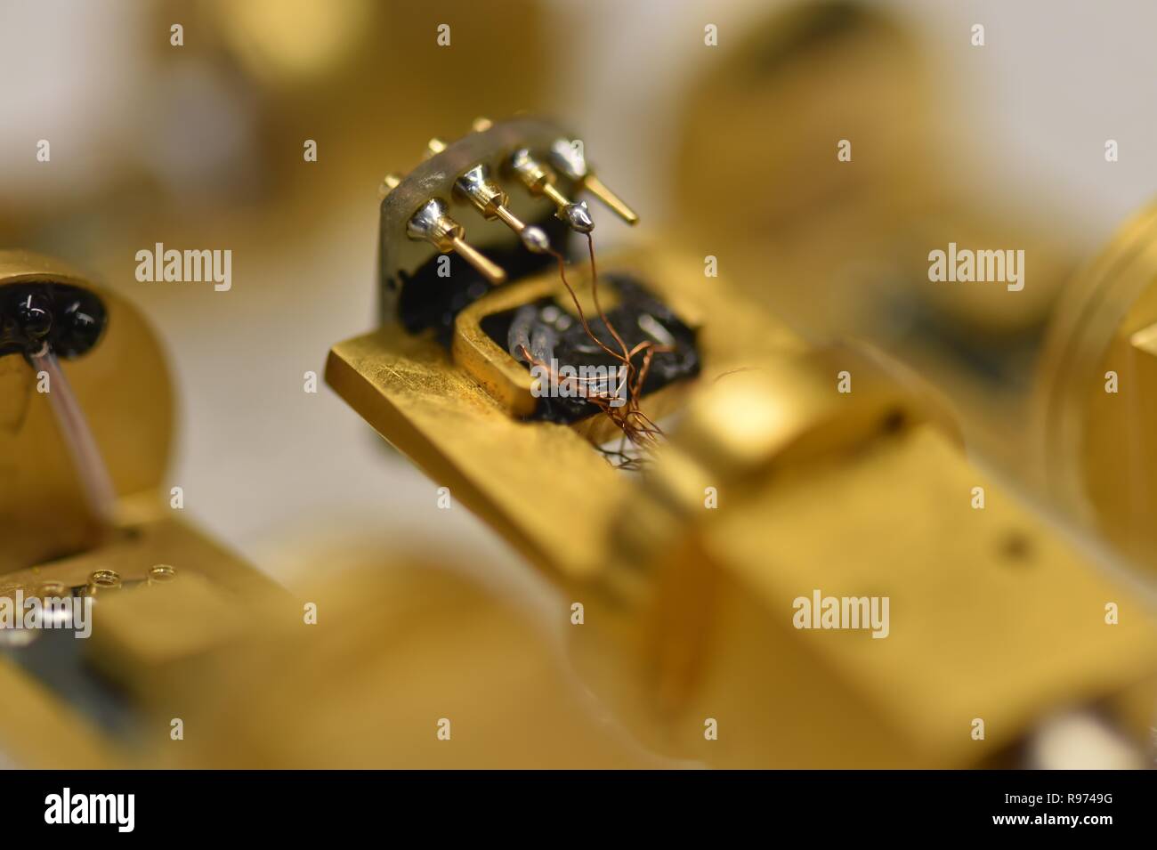 Technical equipment for use in the field science Stock Photo Alamy