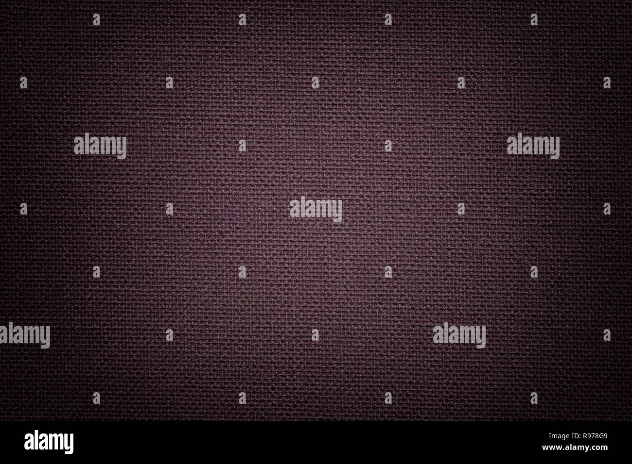 Dark Brown Background From A Textile Material With Wicker Pattern