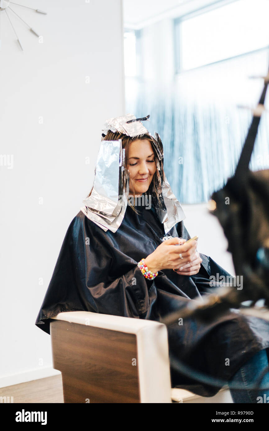 Foils hair hi-res stock photography and images - Alamy