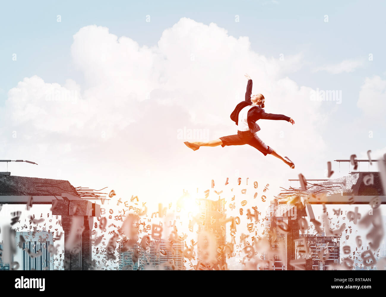 Problem and difficulties overcoming concept Stock Photo - Alamy
