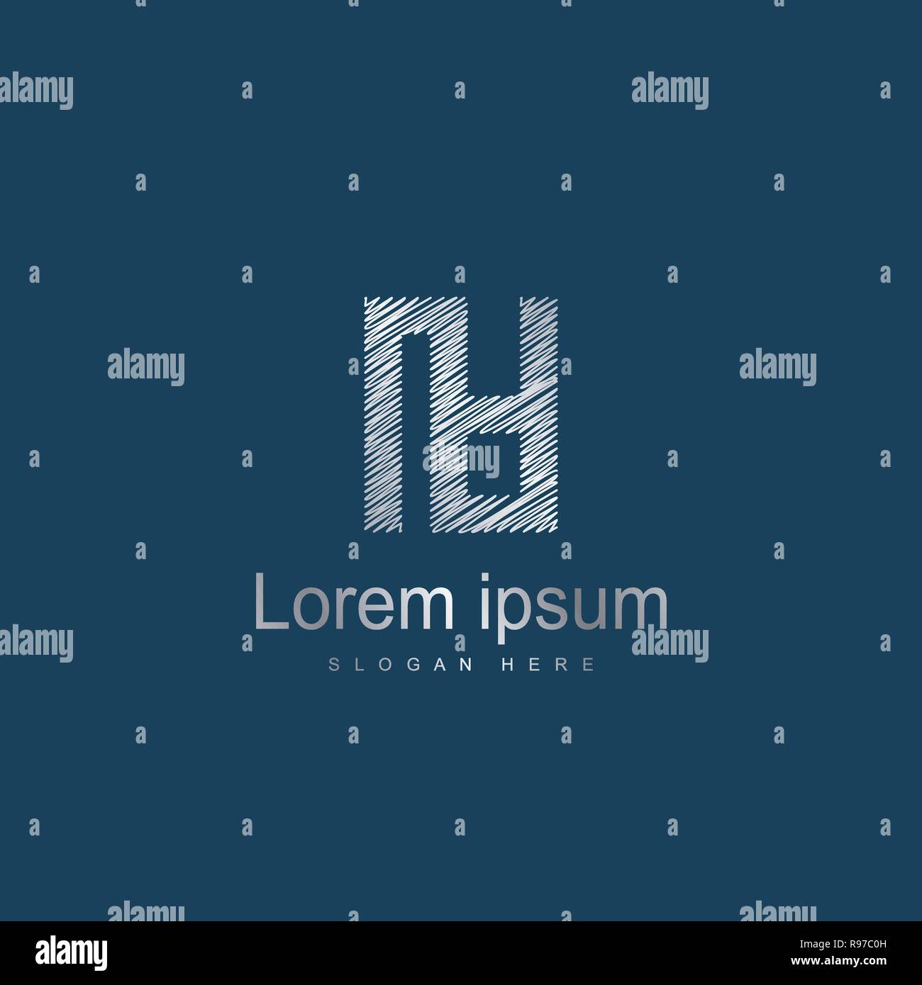 Initial Letter IA Logo Template Vector Design. Abstract letter logo design Stock Vector