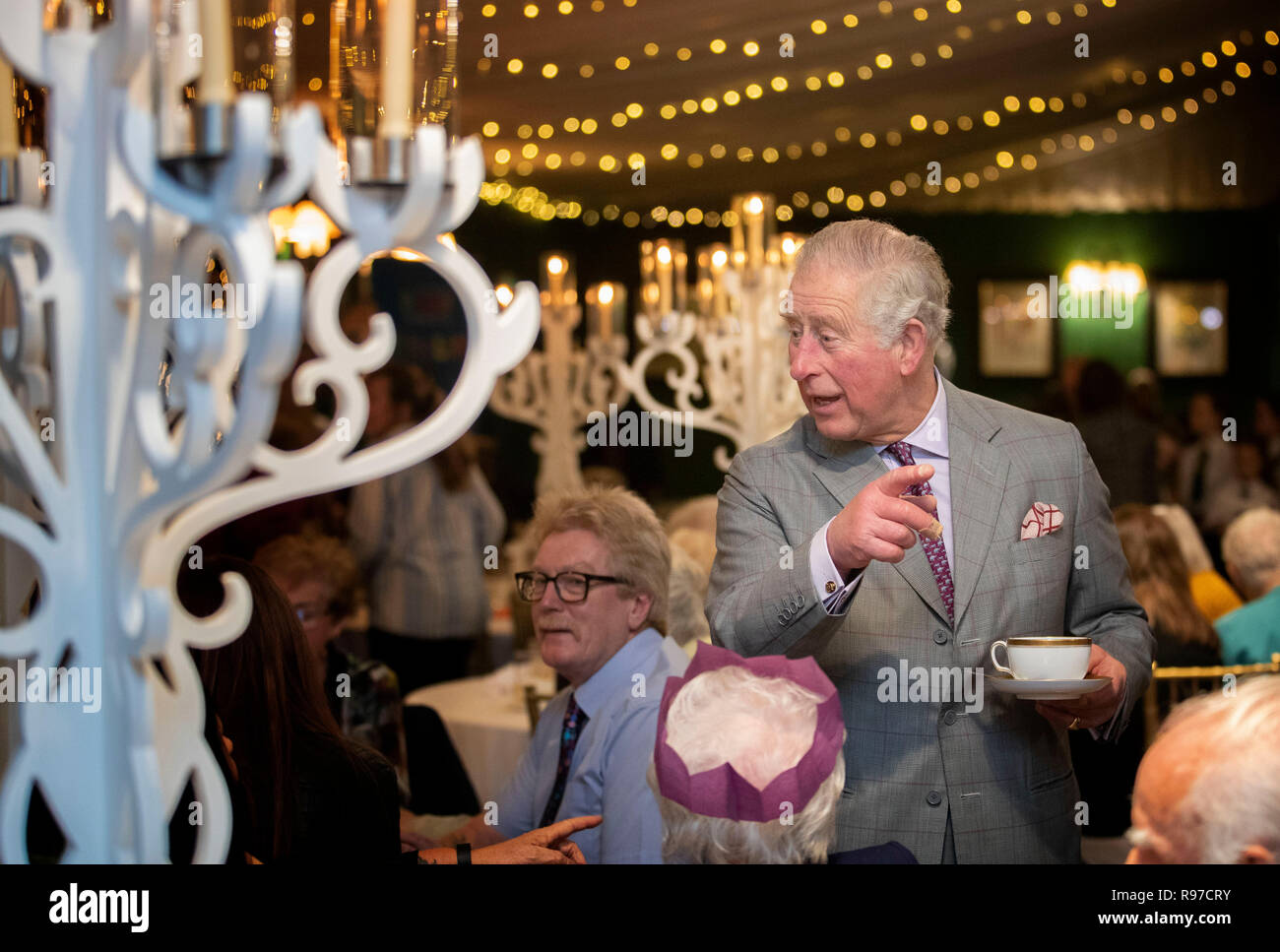 Christmas tea dance dumfries house hires stock photography and images