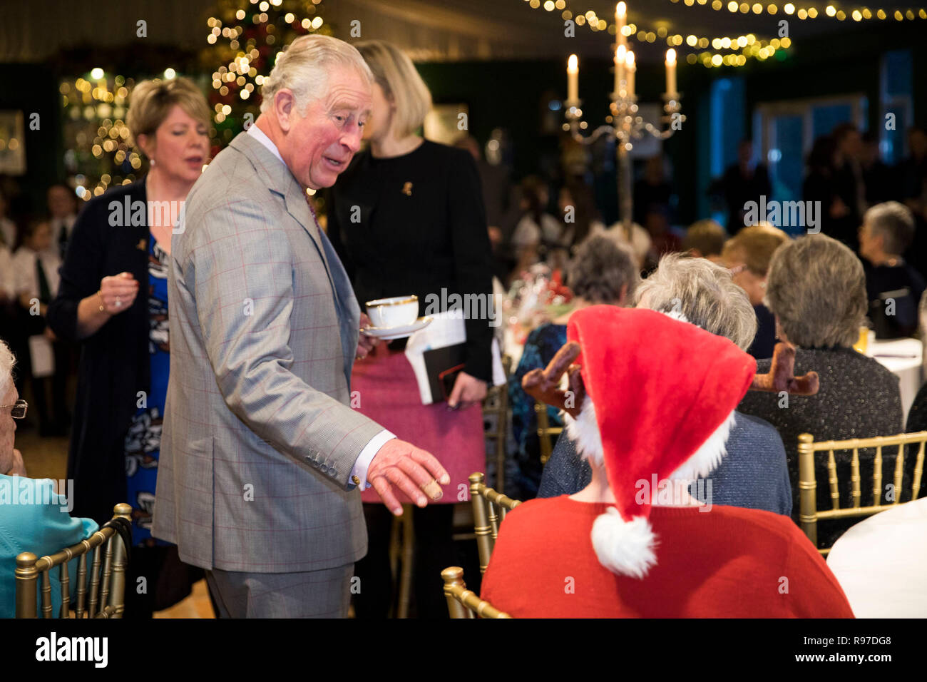Christmas tea dance dumfries house hires stock photography and images