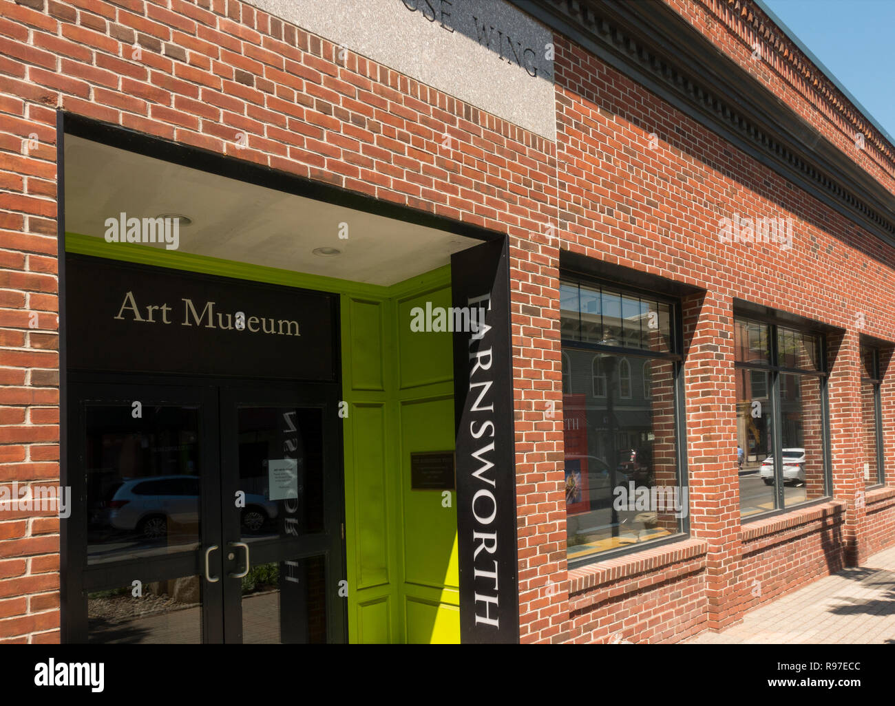 Farnsworth art museum and Wyeth center Rockland Maine Stock Photo Alamy