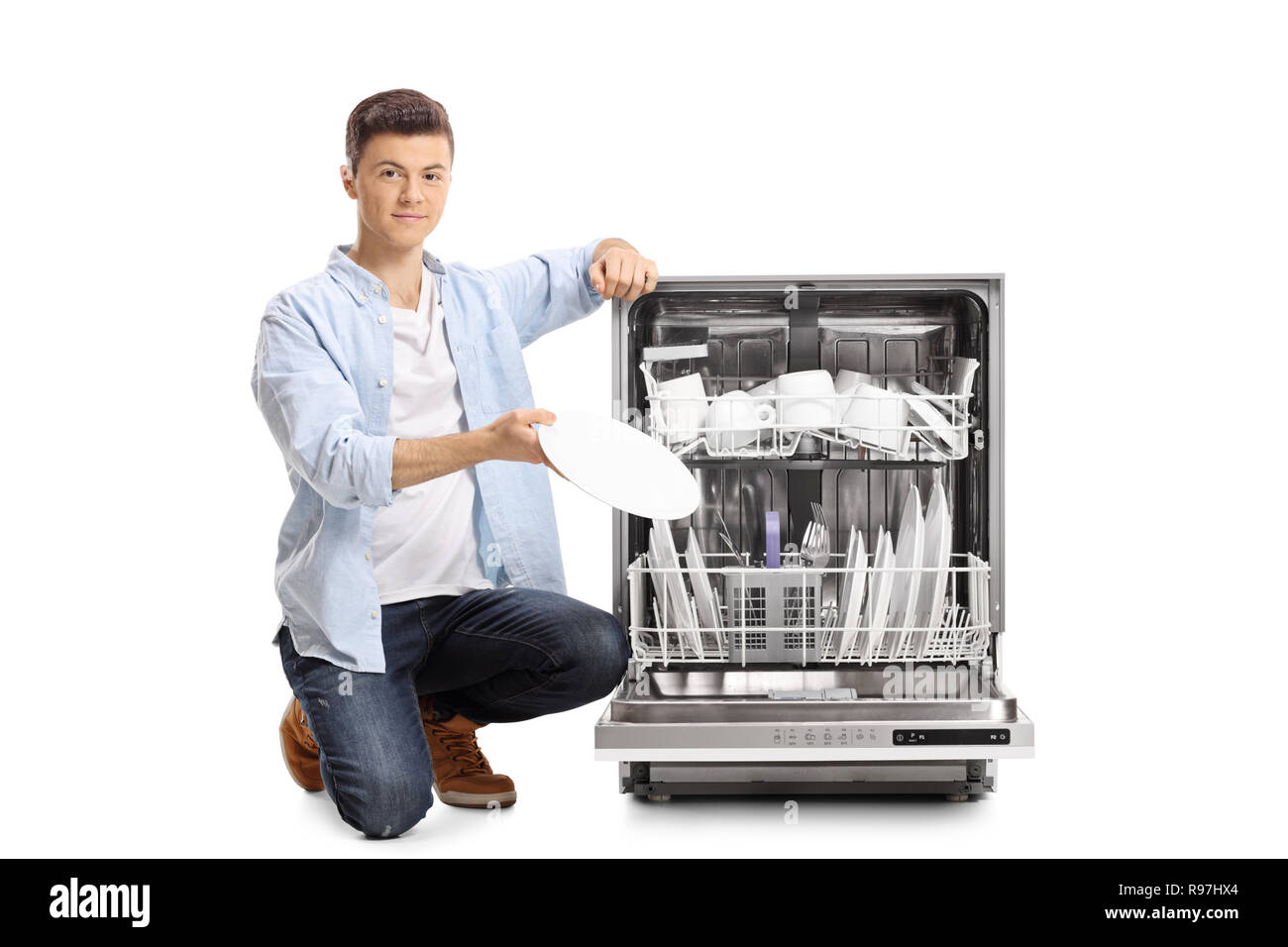 Emptying dishwasher Cut Out Stock Images & Pictures Alamy