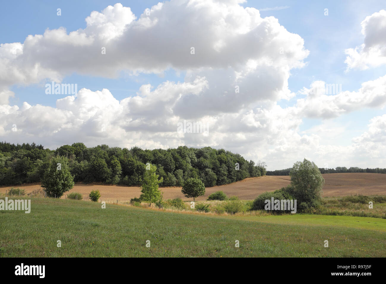 Mecklenburg scenery in North Germany Stock Photo