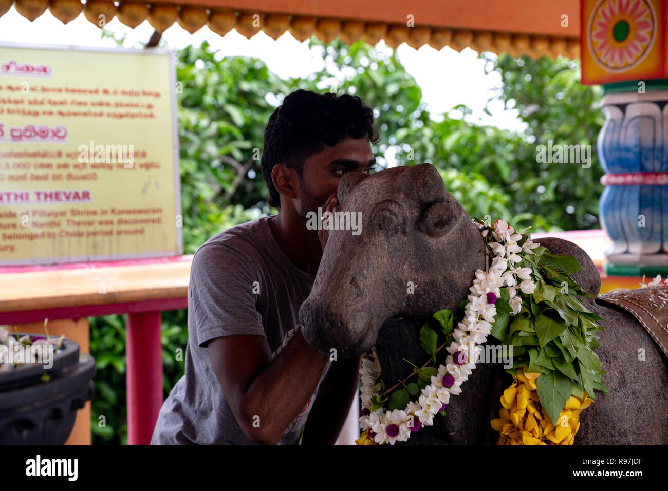 Koneswaram Temple, Fort Fredrick Stock Photo