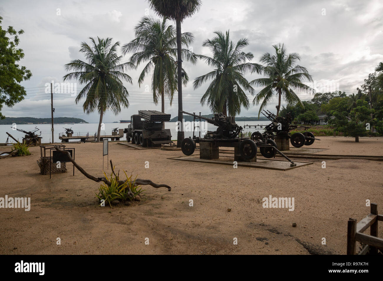 Orr's Hill Army Museum Trincomalee Sri Lanka Stock Photo