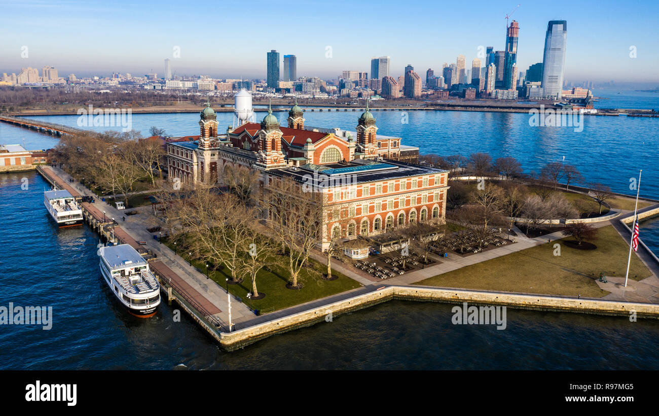 Ellis Island, New York City, NY, USA Stock Photo