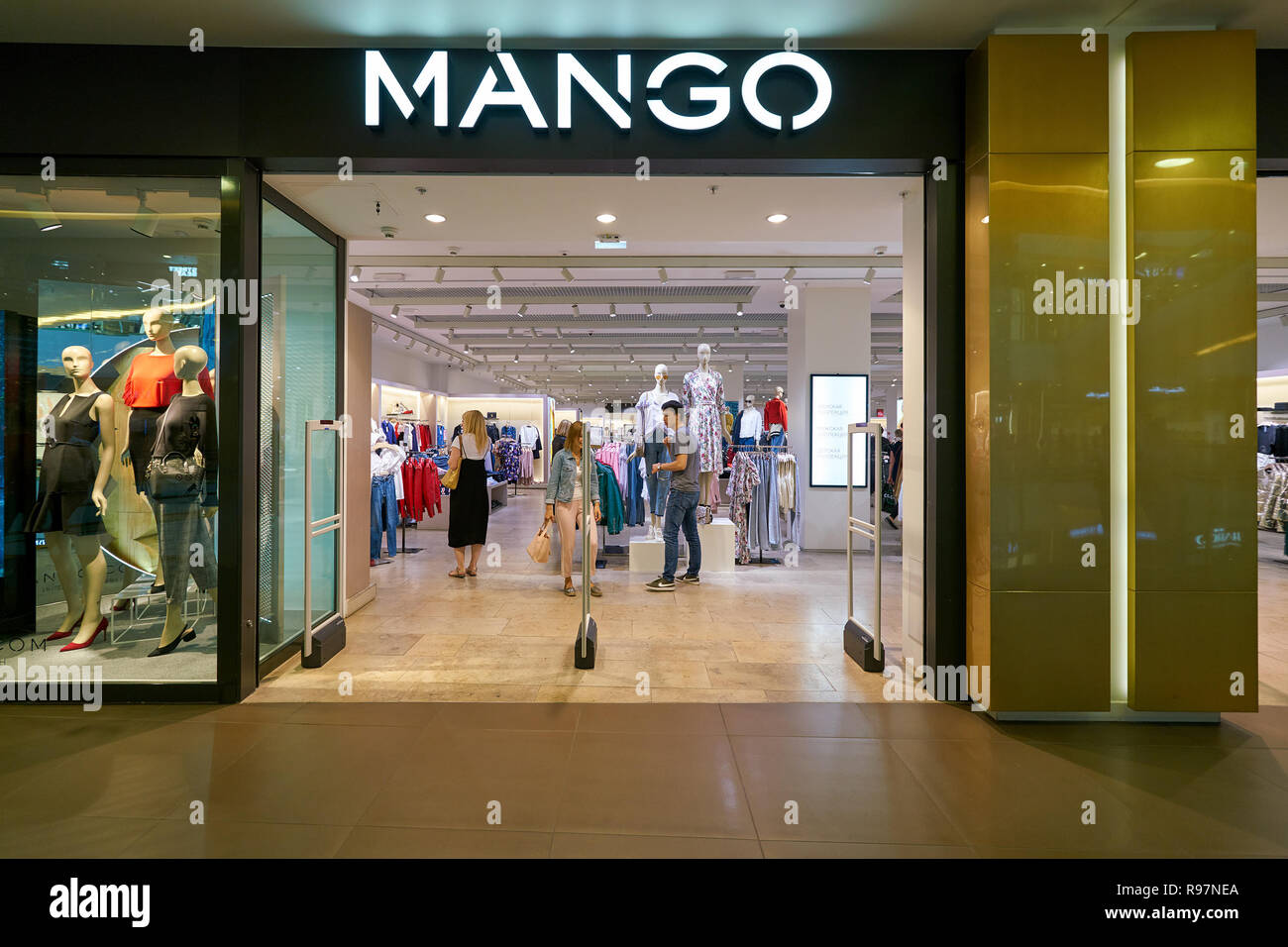 SAINT PETERSBURG, RUSSIA - CIRCA AUGUST, 2017: Mango store at Galeria  shopping center. Mango is a clothing design and manufacturing company,  founded i Stock Photo - Alamy