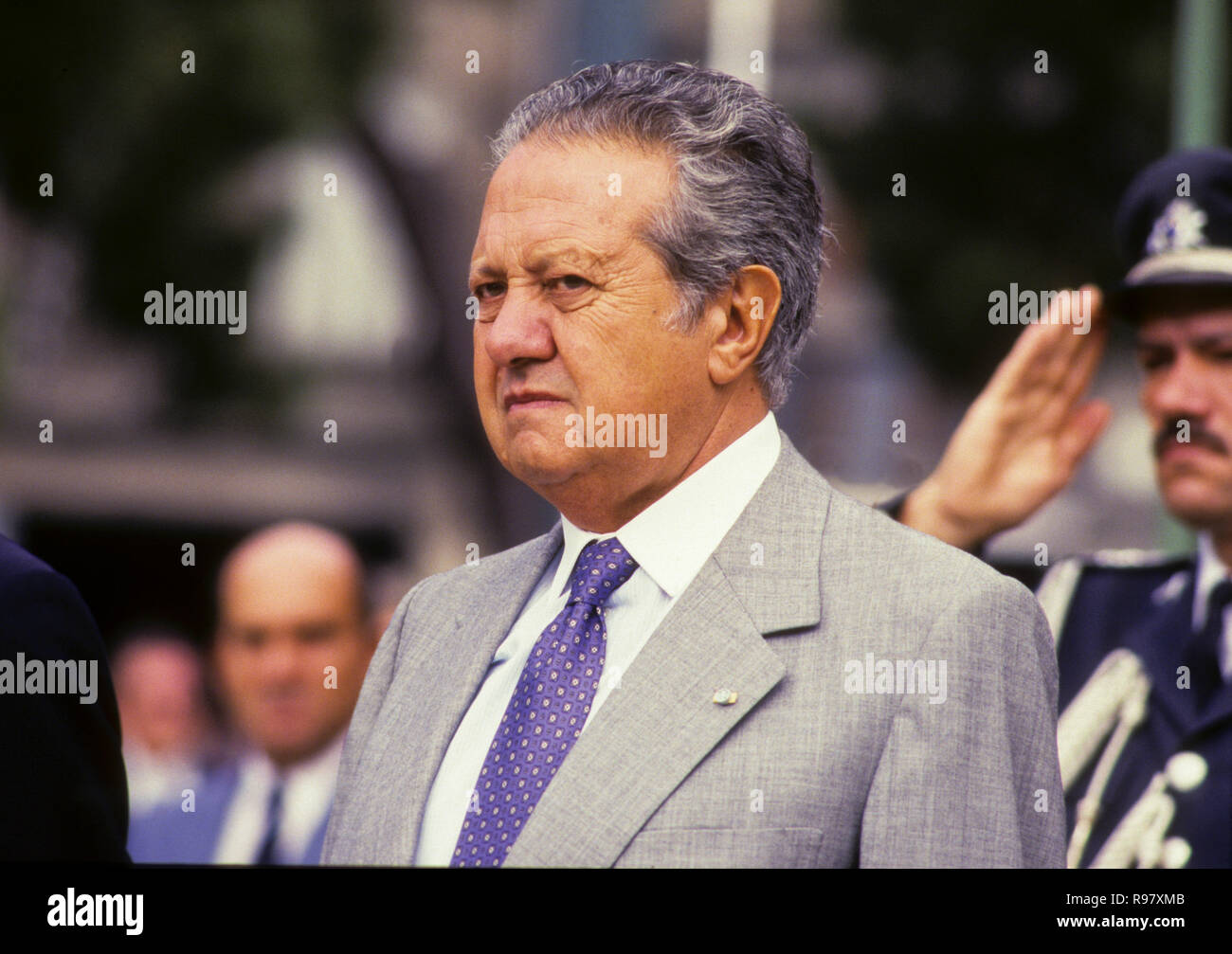 MARIO SOARES Portuguese President Stock Photo - Alamy