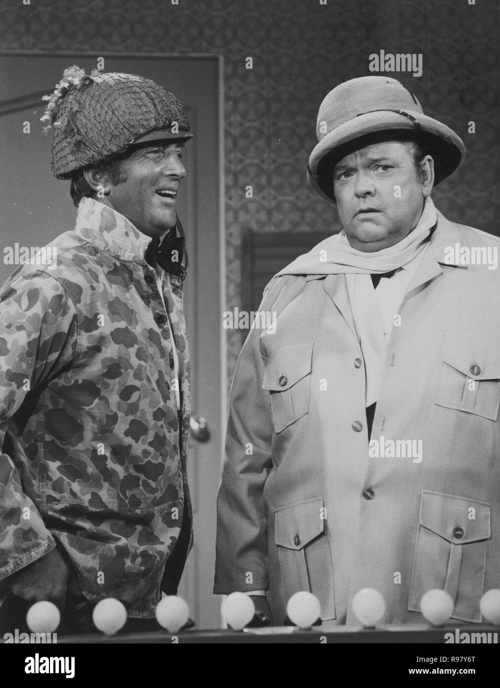 Dean Martin y Orson Welles en el programa de televisión 'The Dean