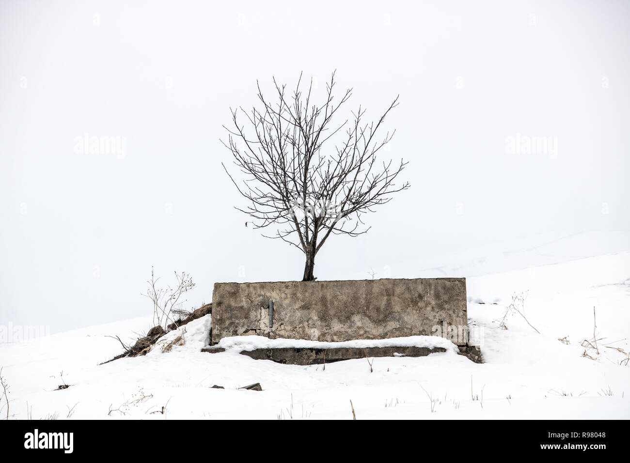 Iran, Urmia-Winter Stock Photo