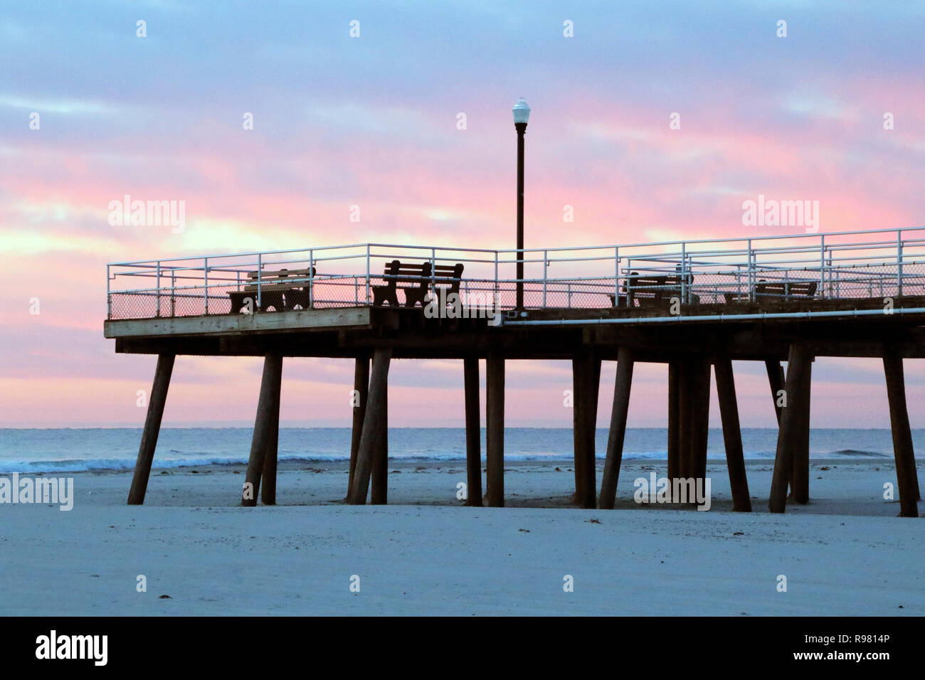The Wildwood Crest pier at sunrise, Wildwood Crest, NJ, USA Stock Photo -  Alamy