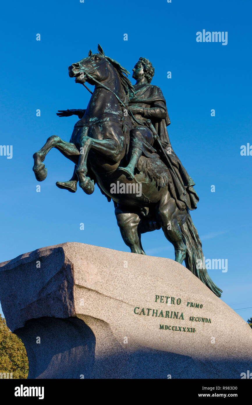 The bronze horseman, st petersburg hires stock photography and images