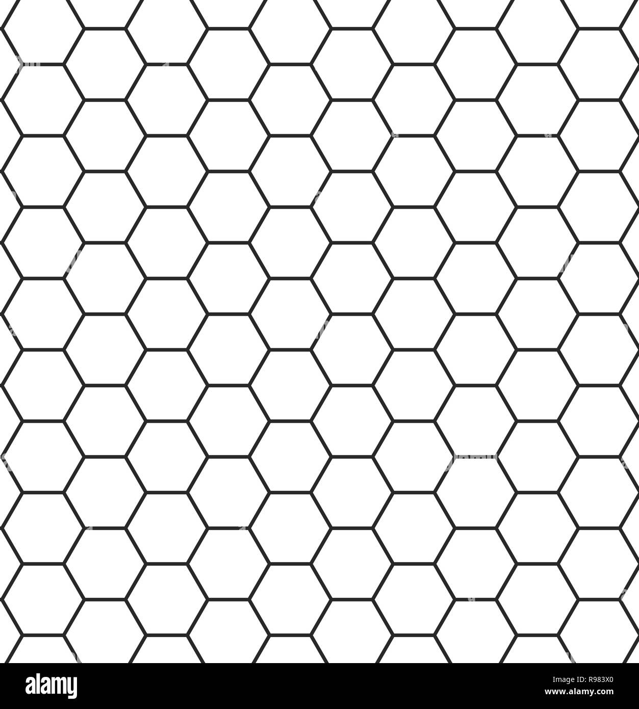 Abstract seamless hexagon pattern. Vector illustration. Geometric seamless pattern. Stock Vector