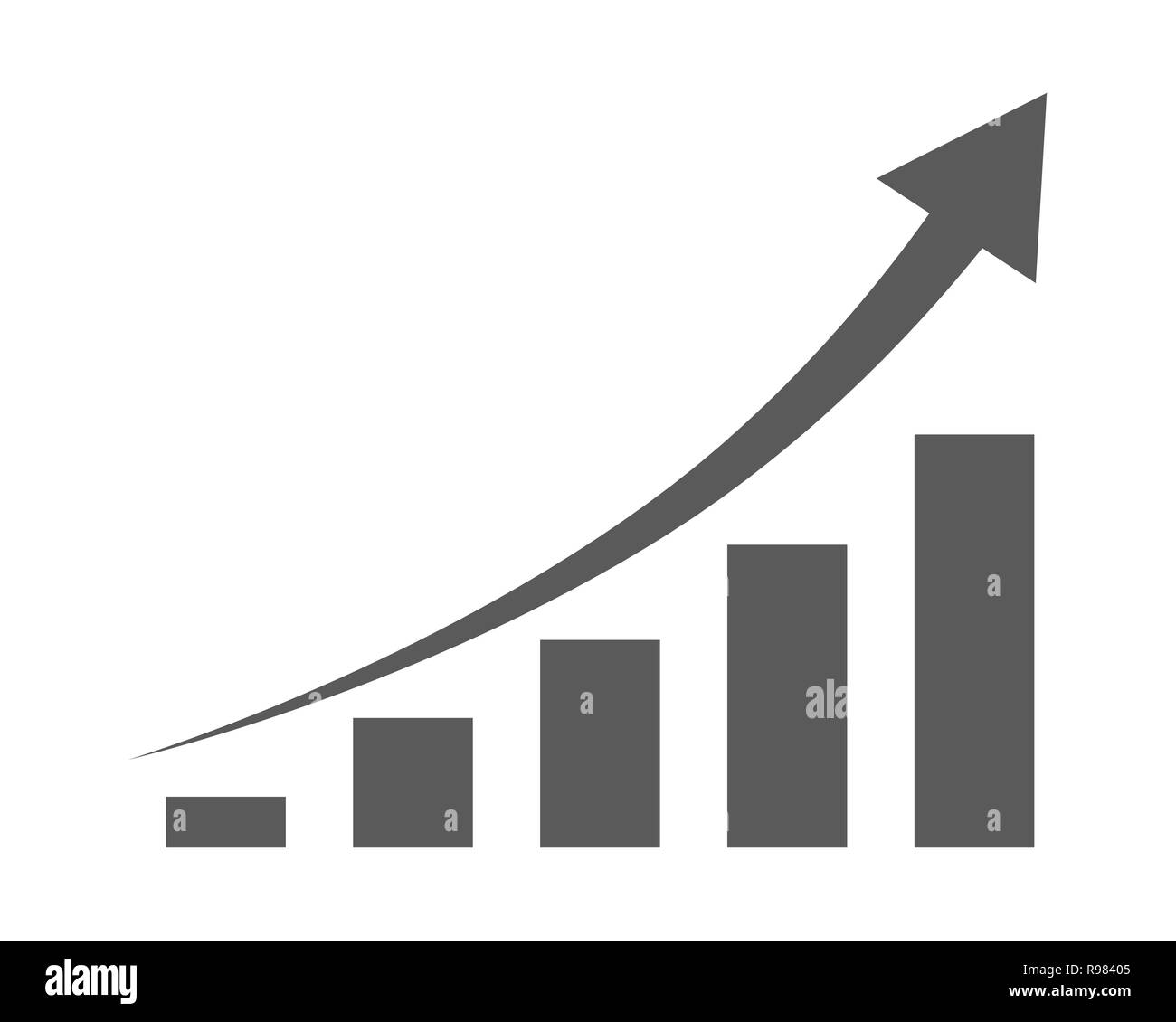 Bar graph icon hi-res stock photography and images - Alamy