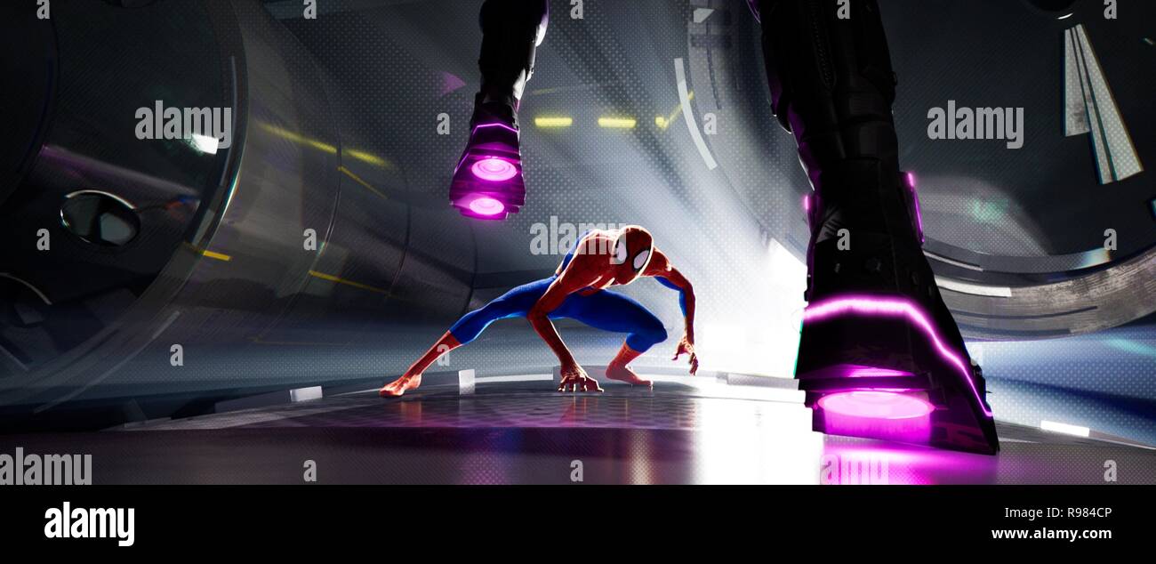Original film title: SPIDER-MAN: INTO THE SPIDER-VERSE. Year: 2018. Director: PETER RAMSEY; BOB PERSICHETTI; RODNEY ROTMAN. Credit: COLUMBIA PICTURES CORP/LORD MILLER/PASCAL PIC/SPE/MARVEL / Album Stock Photo