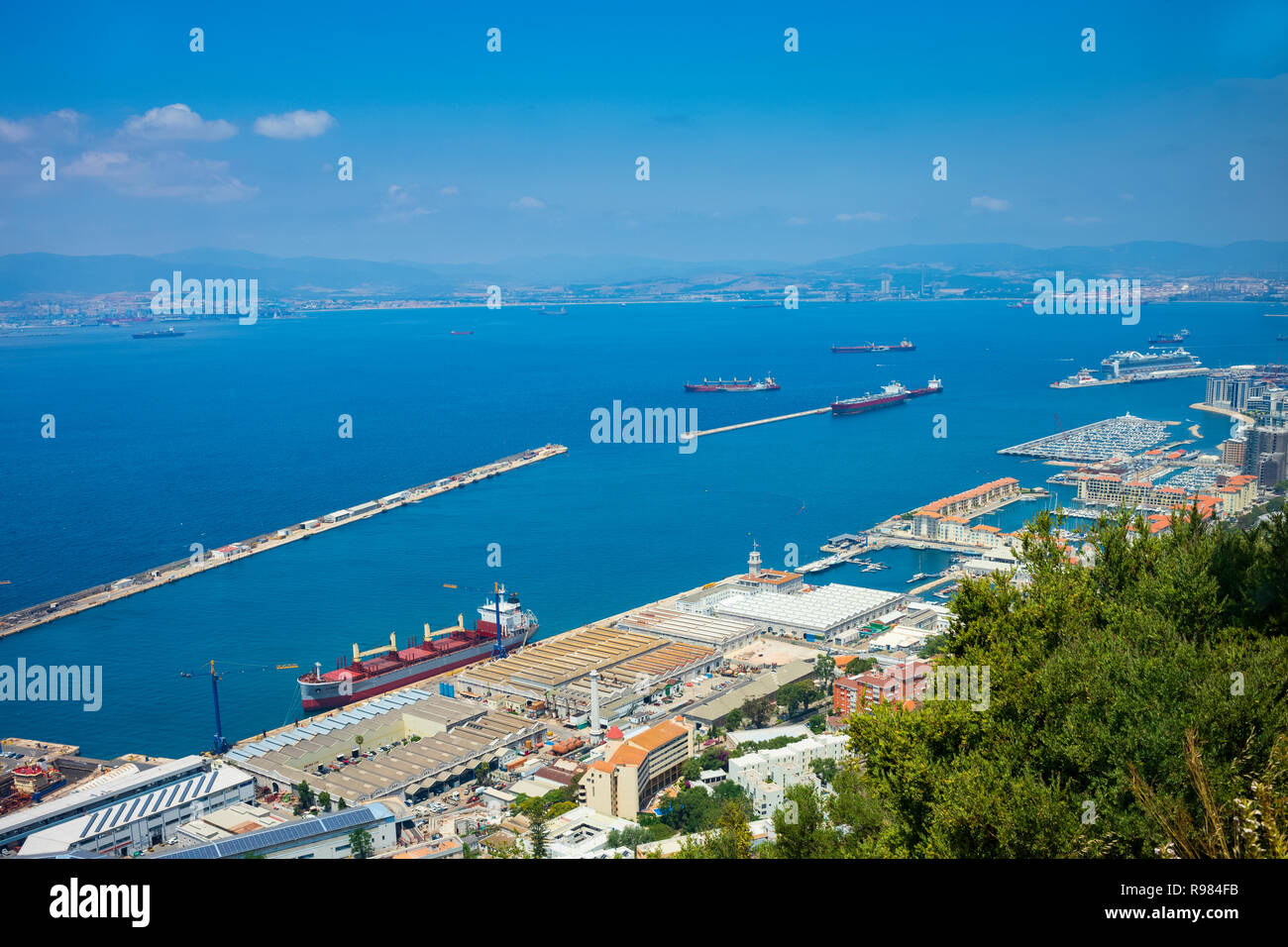 Port of Gibraltar Stock Photo - Alamy