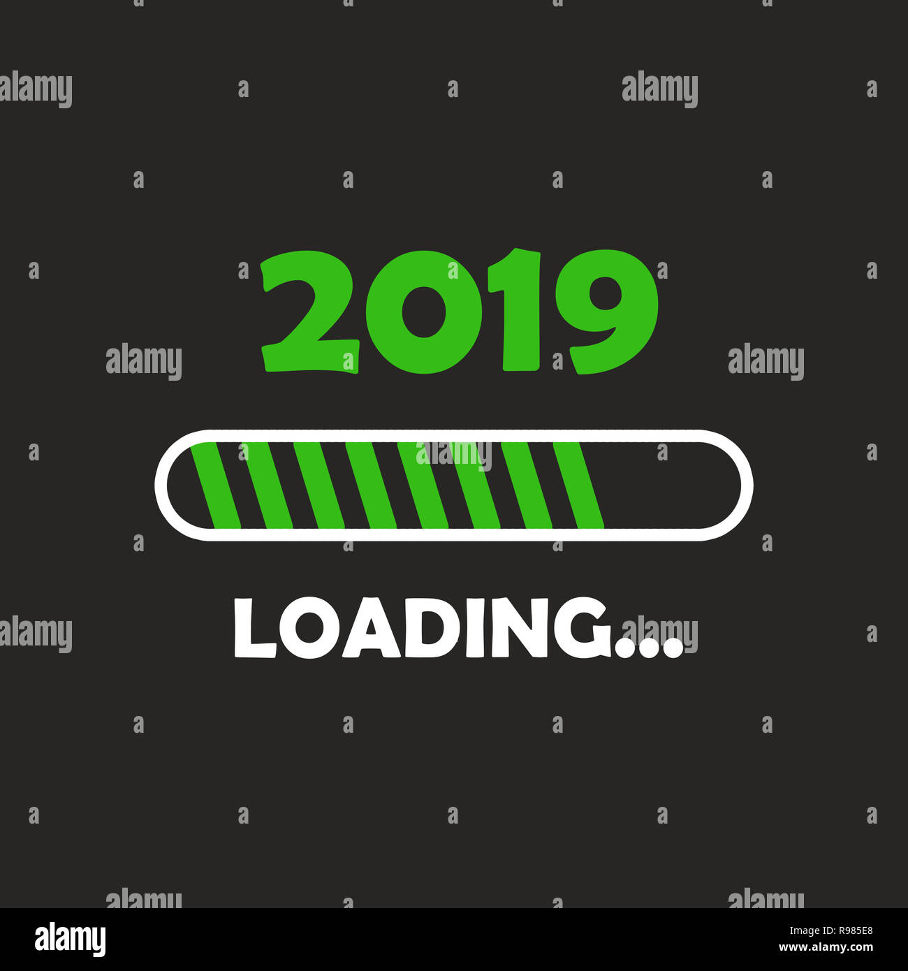 Loading neon sign black background hi-res stock photography and images ...