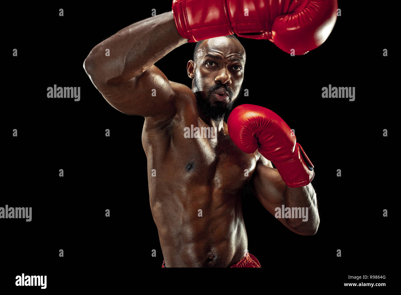 8x10 FT Backdrop Photographers,Black Silhouettes of Professional Boxers Fighters Combative Exercise Punch Attack Background for Kid Baby Artistic Portrait Photo Shoot Studio Props Video Drape