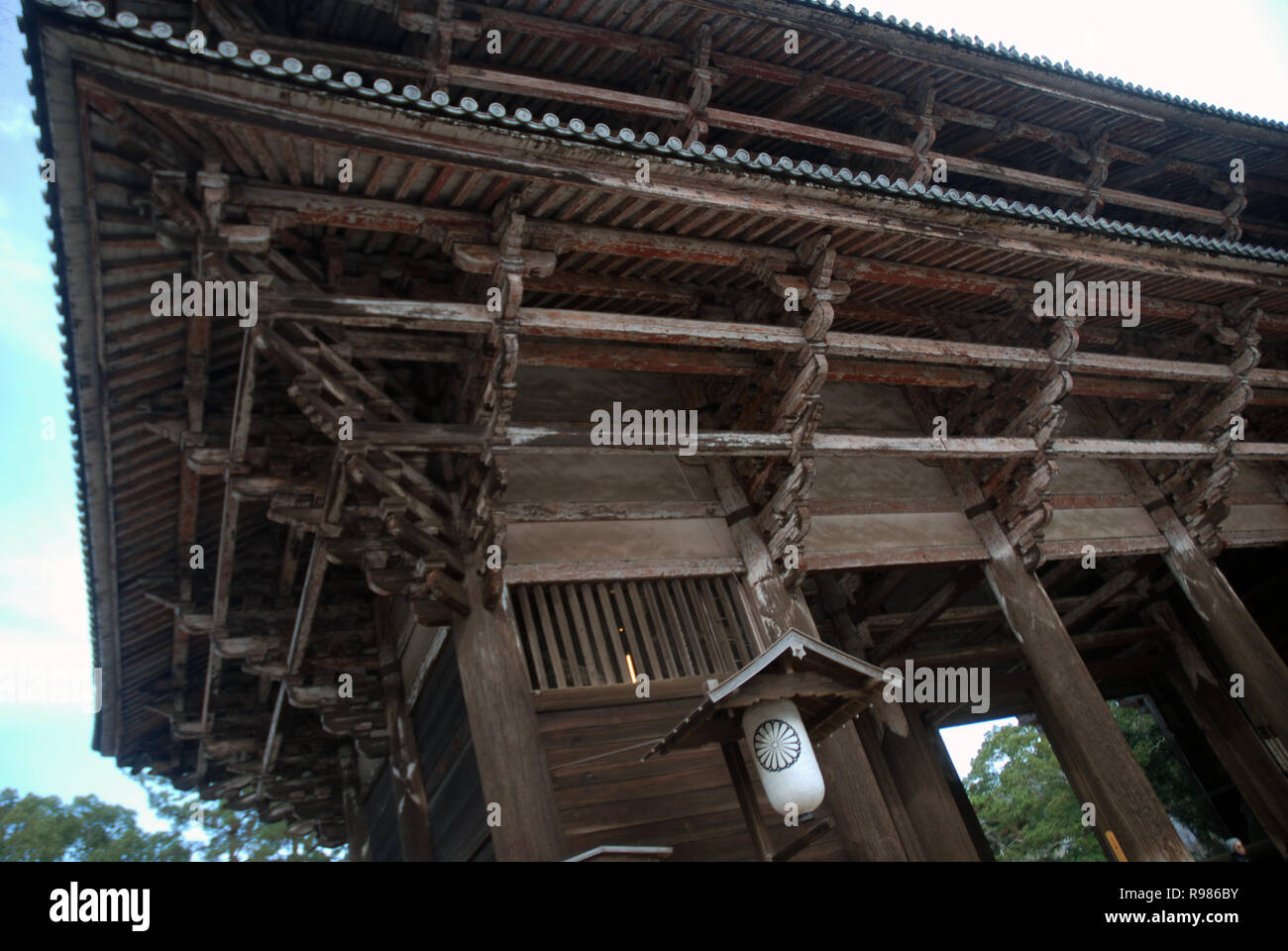 Exterior gate of Todaiji, the world's largest wooden building and a