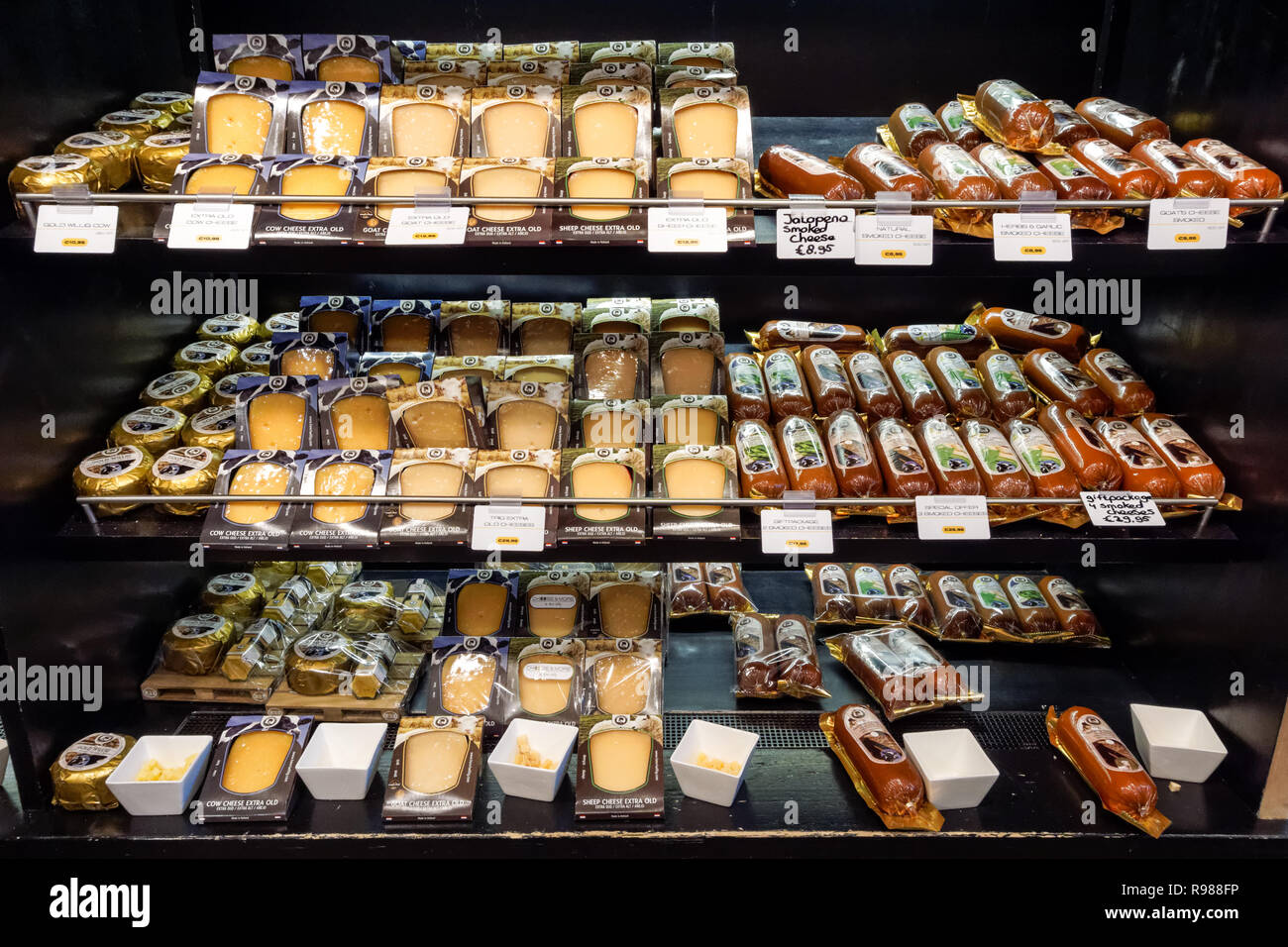 Traditional Dutch cheese shop in Amsterdam, Netherlands Stock Photo