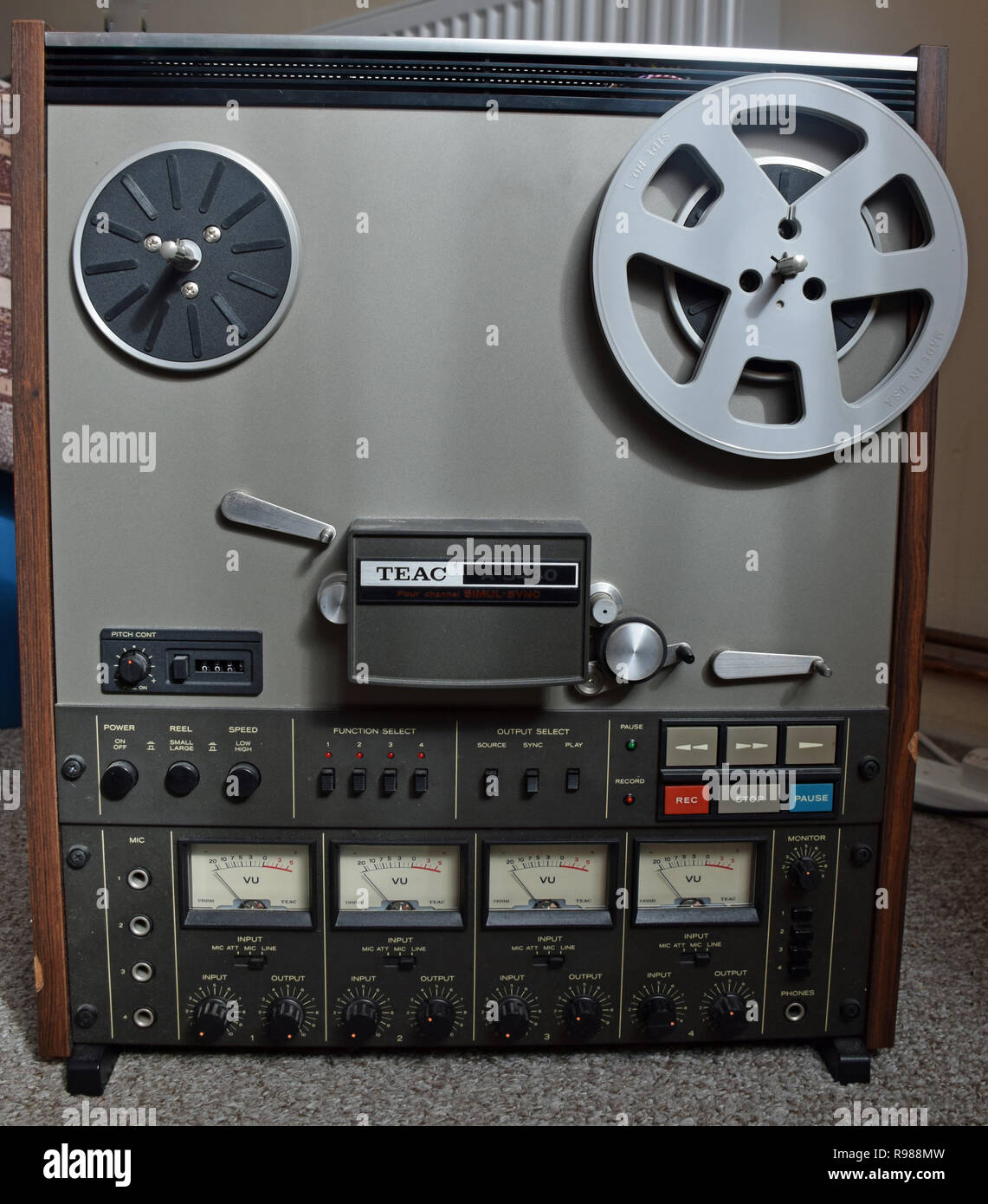 Murphy TR1 vintage reel to reel tape recorder made in England in