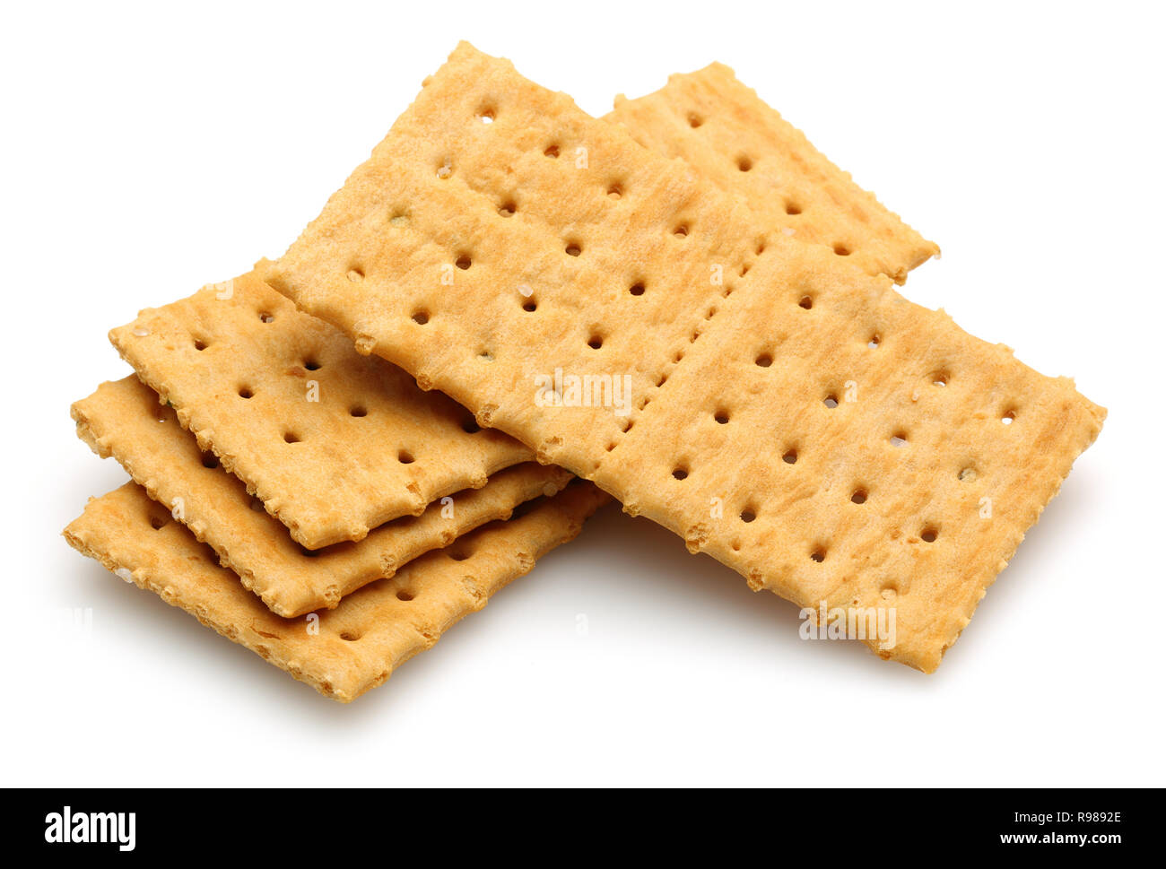 Cookies, biscuits isolated on the white background Stock Photo