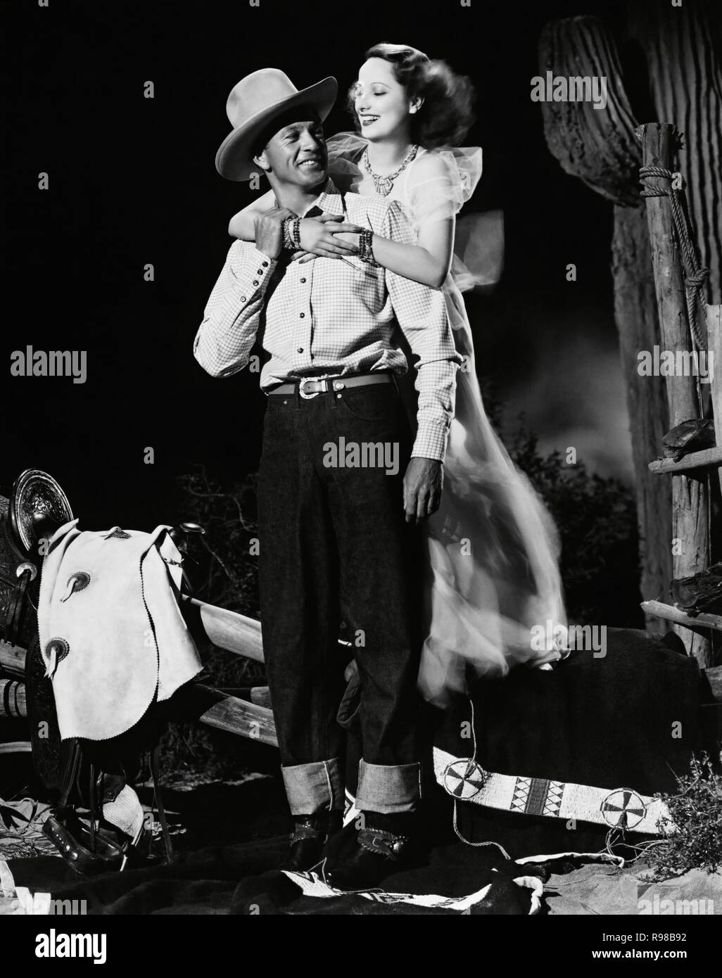 Original film title THE COWBOY AND THE LADY. English title THE COWBOY