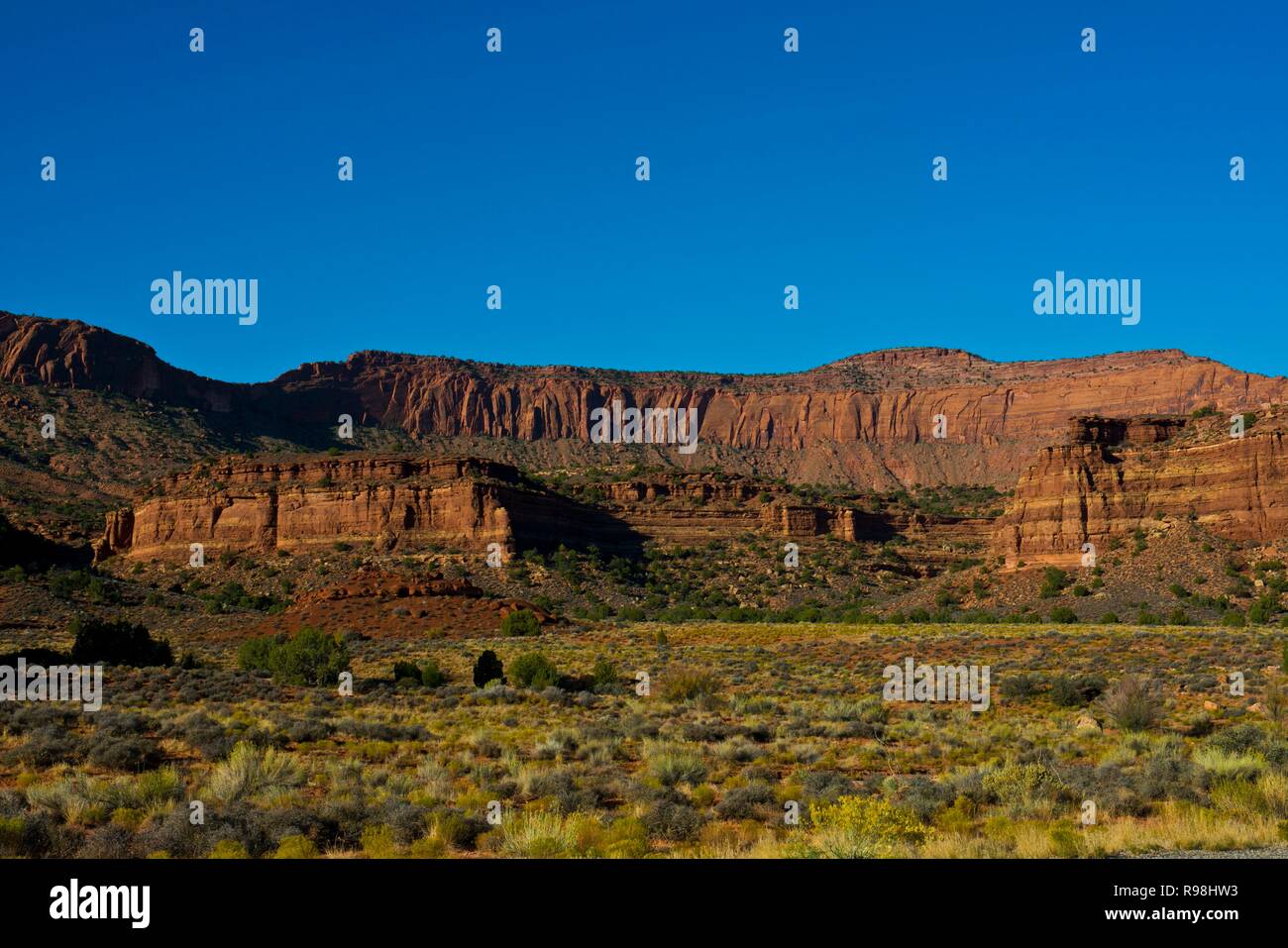 Utah views of Colorado RiverLake Powell, Highway 95 Stock Photo Alamy