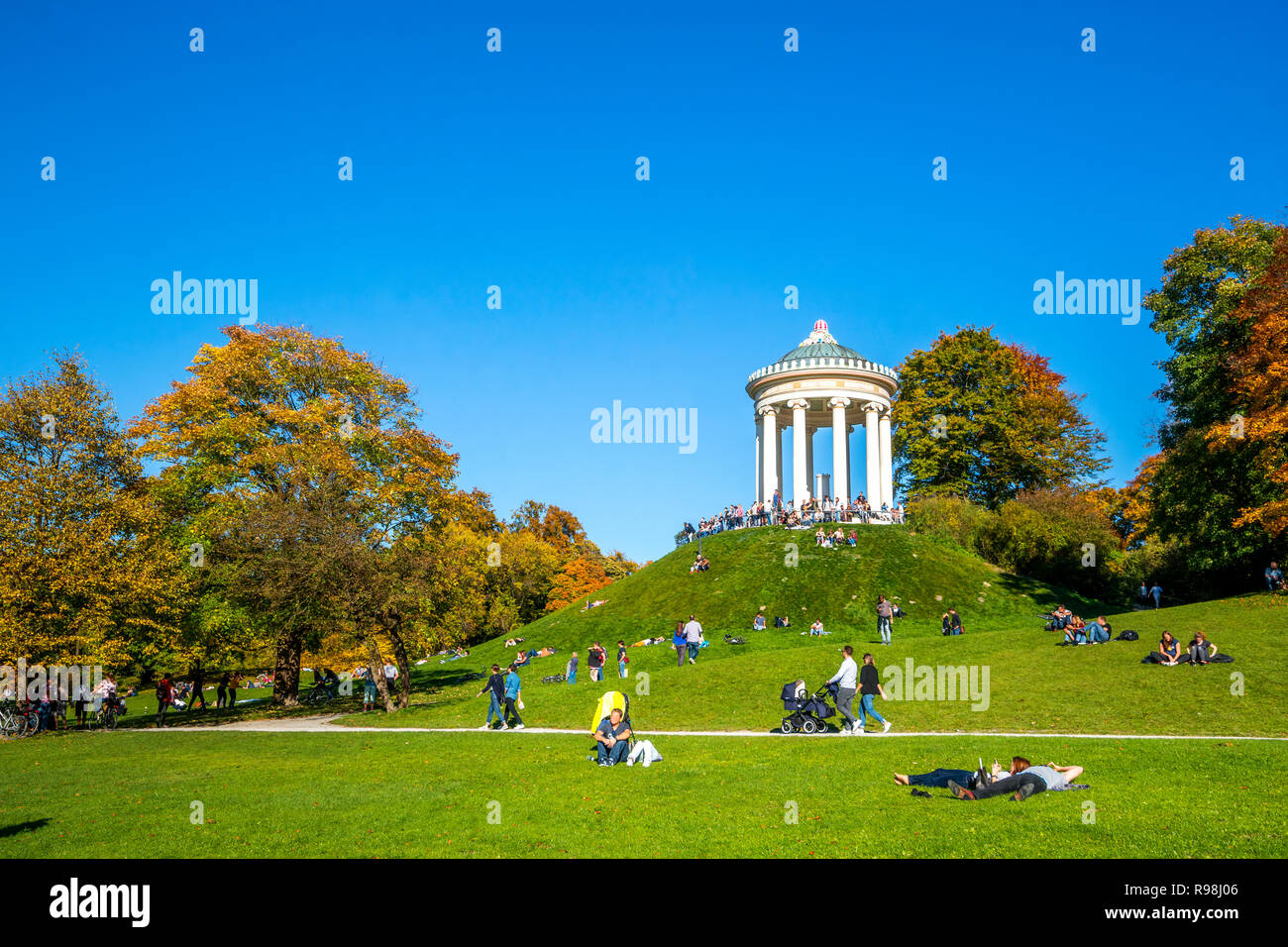 Munich, English Garden, Germany Stock Photo