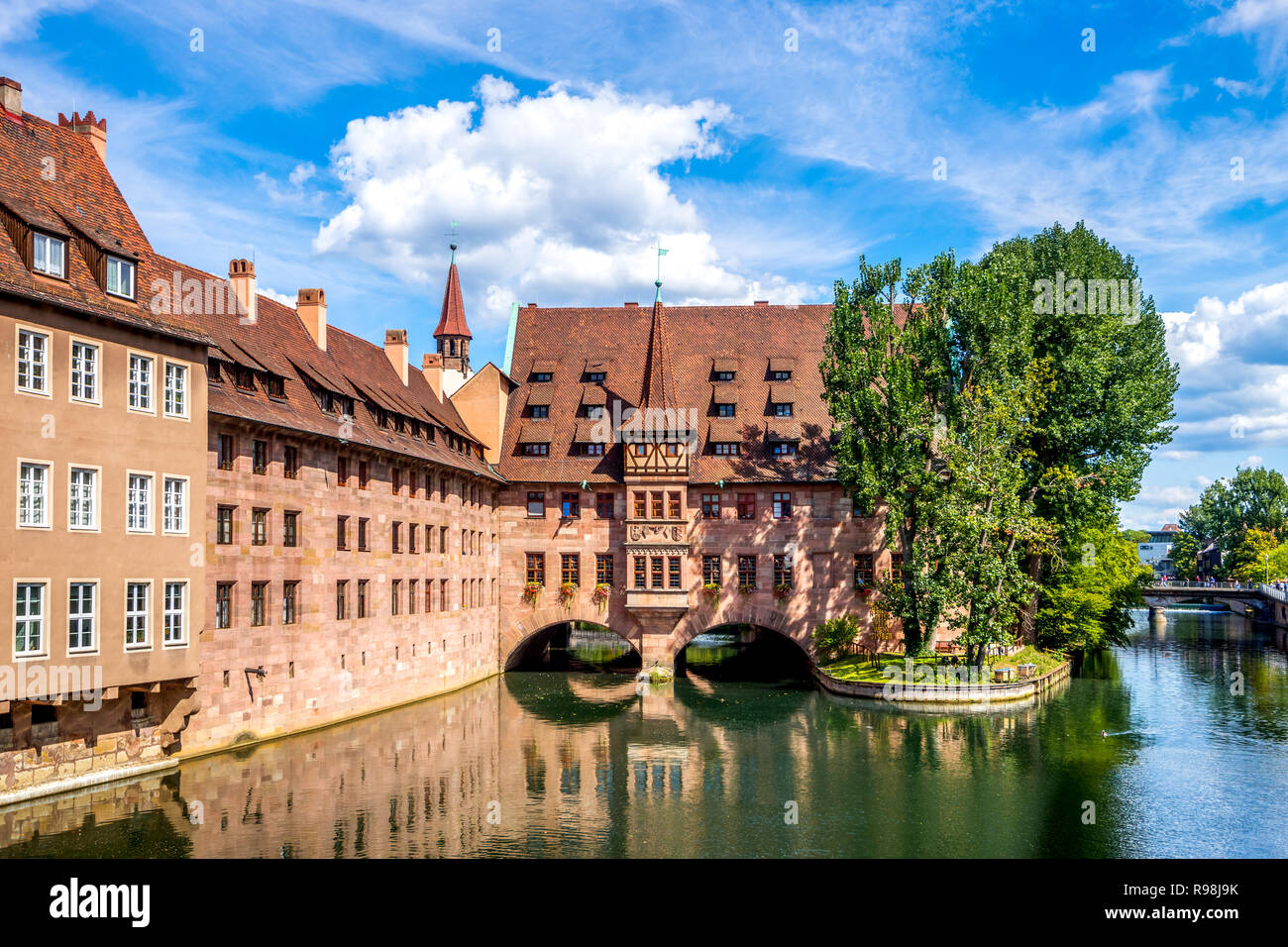 Heilig Geist House, Nuernberg, Germany Stock Photo Alamy