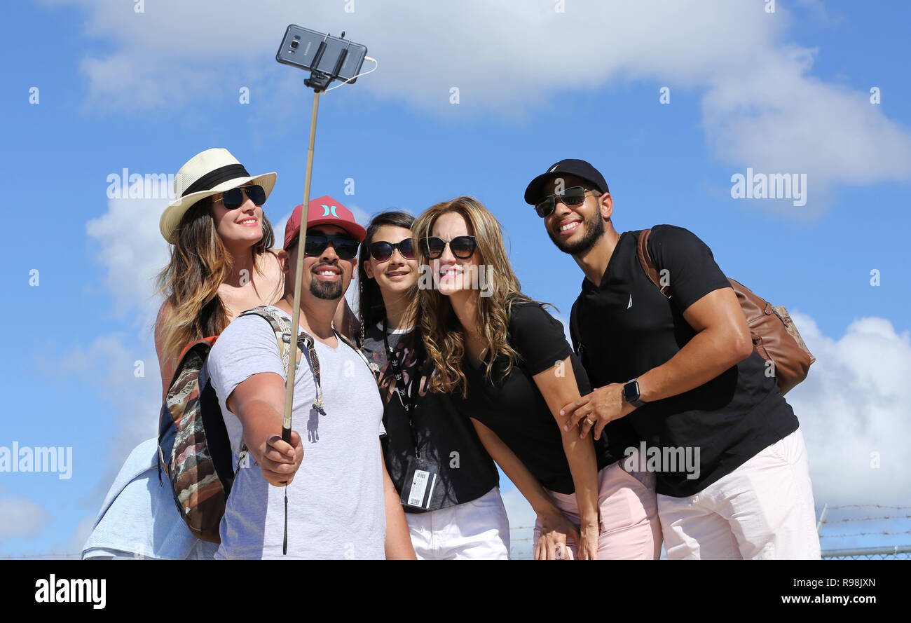 A Group From A Cruise Ship In Sint Maarten On An Excursion