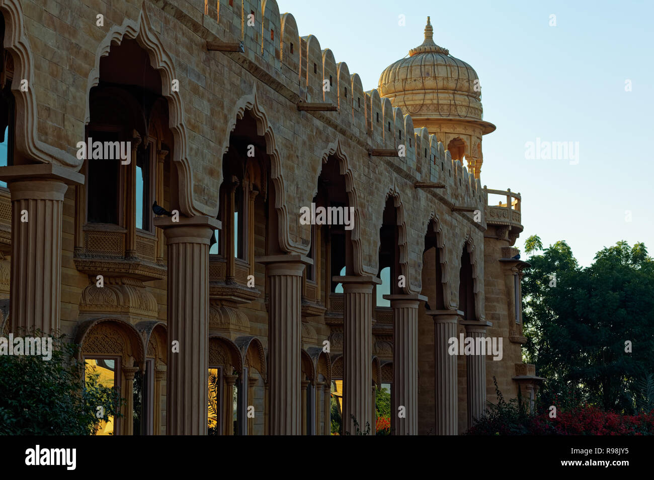 Hotel Rajwada, Jaisalmer Stock Photo