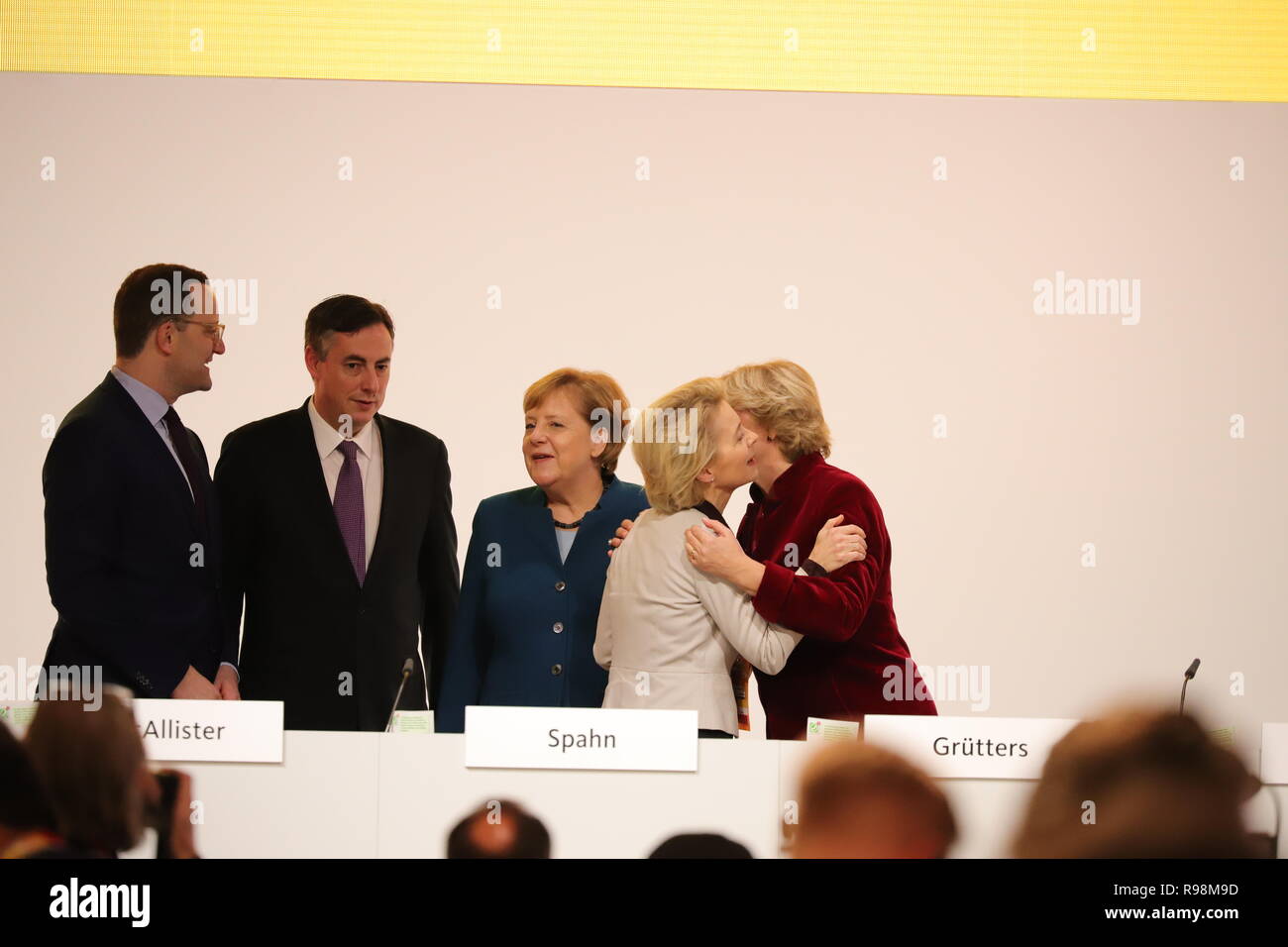 Jens Spahn, David McAlister, Angela Merkel, Ursula von der Leyen ...