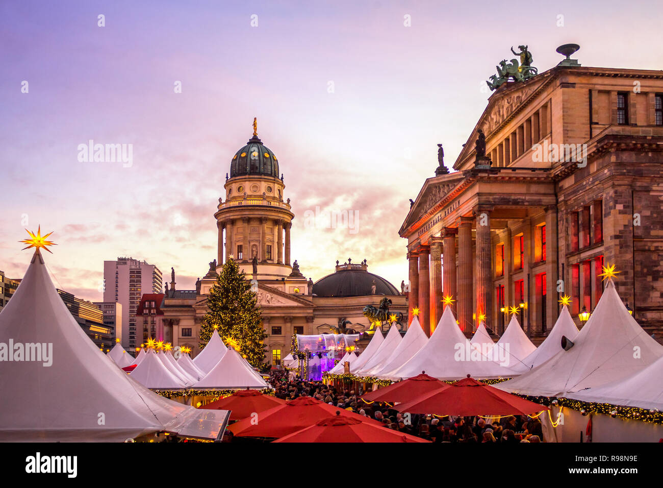 Berlin, Gendarmen Market, Christmas Market, Germany Stock Photo Alamy