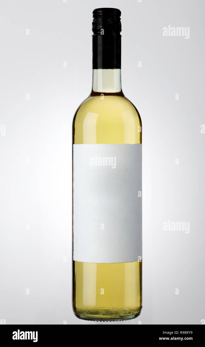 Red Wine Bottle Blank Stock Photo Alamy