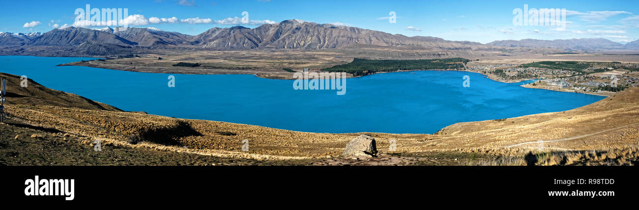 beautiful scenic view at the peak Stock Photo