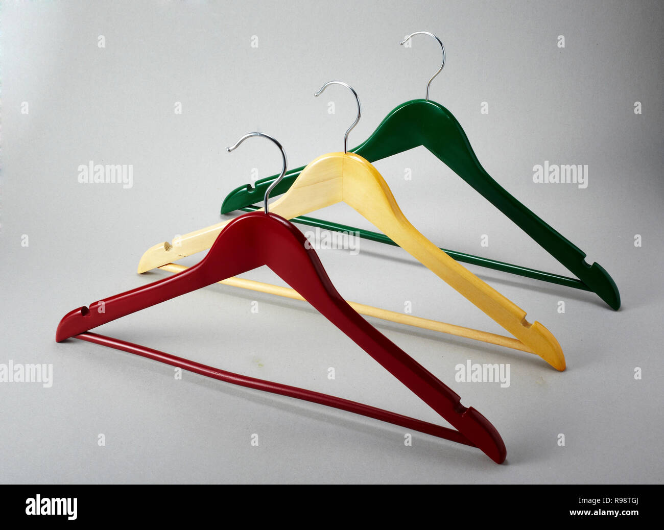 Coat Hanger on white background Stock Photo Alamy