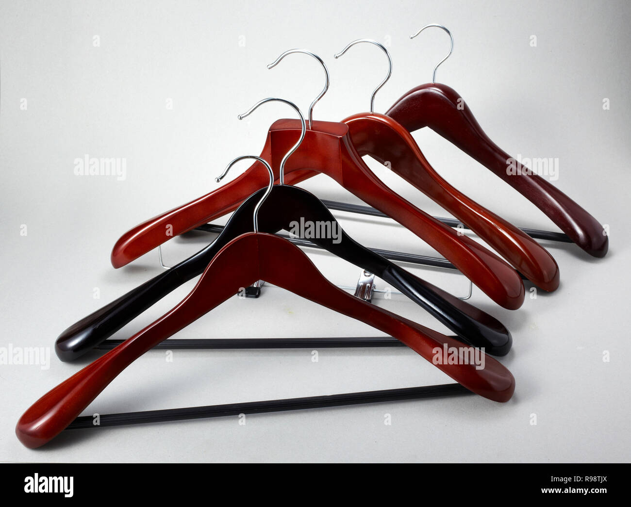 Coat Hanger on white background Stock Photo Alamy