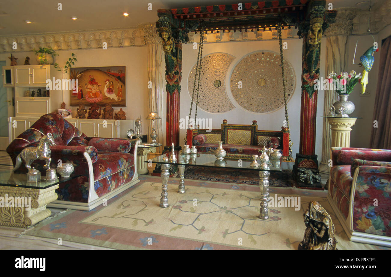 Interior indian living drawing room hi-res stock photography and images -  Alamy, image size:1300x921